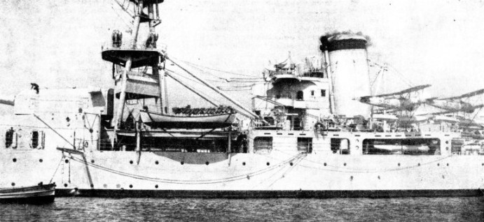 SEAPLANES CARRIED ON BOARD the United States cruiser Pensacola