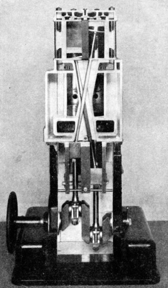 A TWO-STROKE DIESEL engine adapted from an engine patented by H. F. Fullagar and developed in 1913-14
