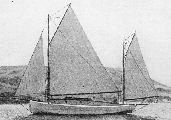 PIDGEON’S 34-FEET YAWL, the Islander