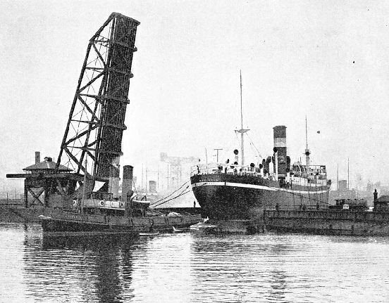 THE DOCKS AT BARROW-IN-FURNESS, Lancashire, are the property of the LMS