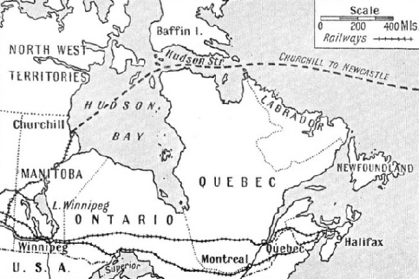 THE HUDSON BAY ROUTE to the prairie belt and Western Canada