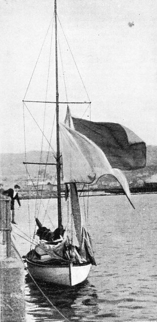 DRYING THE SAILS of the Ahto I 