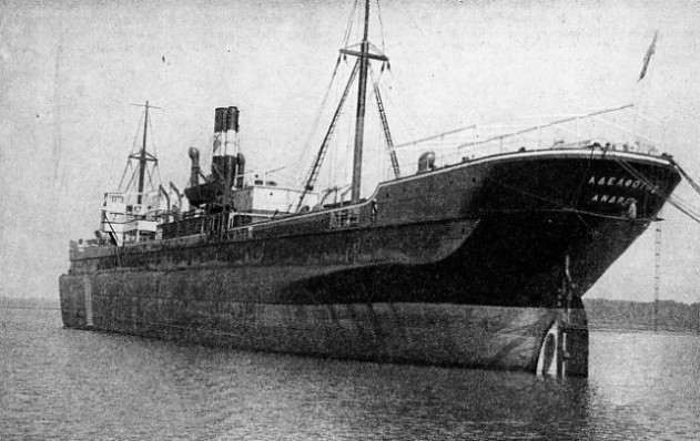 GREEK TRAMP STEAMER built by Doxford and Sons as the Penrose in 1903