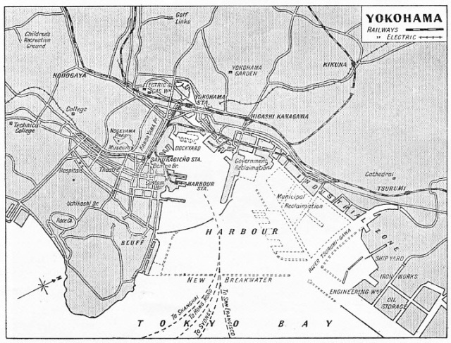 A PLAN of the city and port of Yokohama