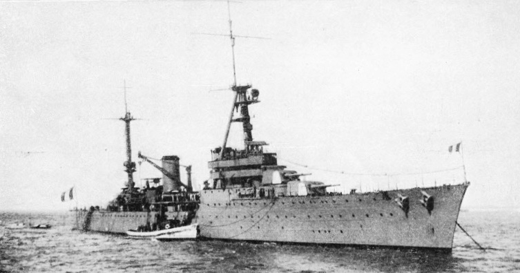 The French cruiser Duquesne 