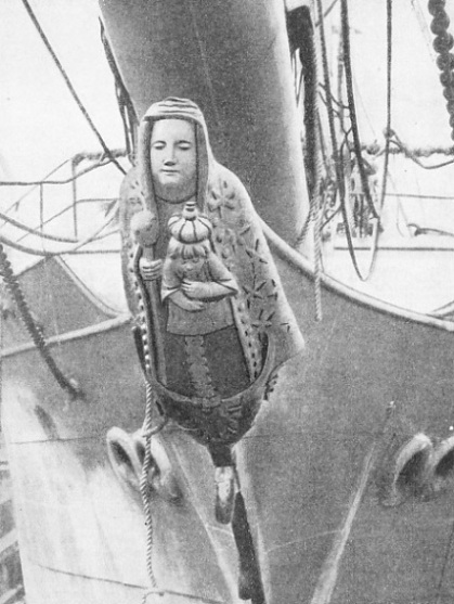 the figurehead of the Ama Begonakla, built on the Clyde in 1902