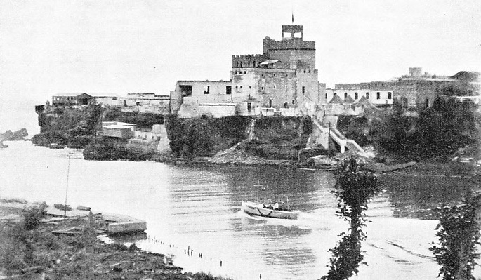 THE FORT AT SAN DOMINGO in the island of Haiti (formerly Hispaniola)