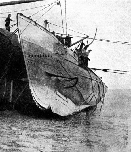 The german submarine UC 44 beached near Waterford