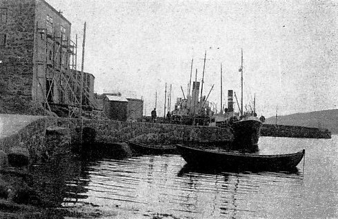 THORSHAVN HARBOUR, on the Island of Strömö, the largest of the Faeroes