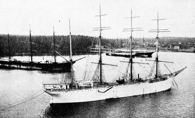 The steel four-masted barque L'Avenir