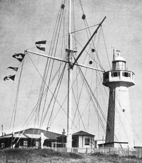 THE BLUFF LIGHTHOUSE and signal station at Durban South Africa