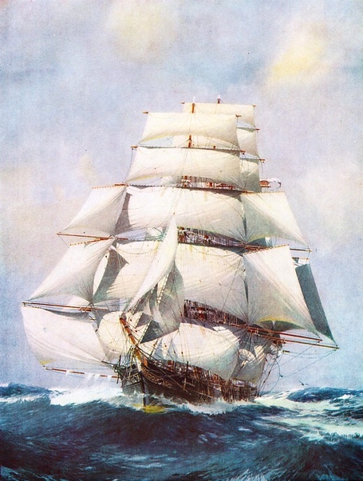 Lightning 1854 Clipper Tall Ship Wooden Half Hull Model 37" Nautical Wall Decor 