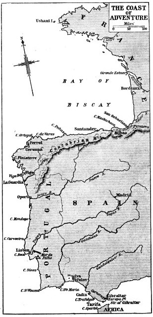 The Atlantic coast-line of south-western Europe is shared by France, Spain and Portugal