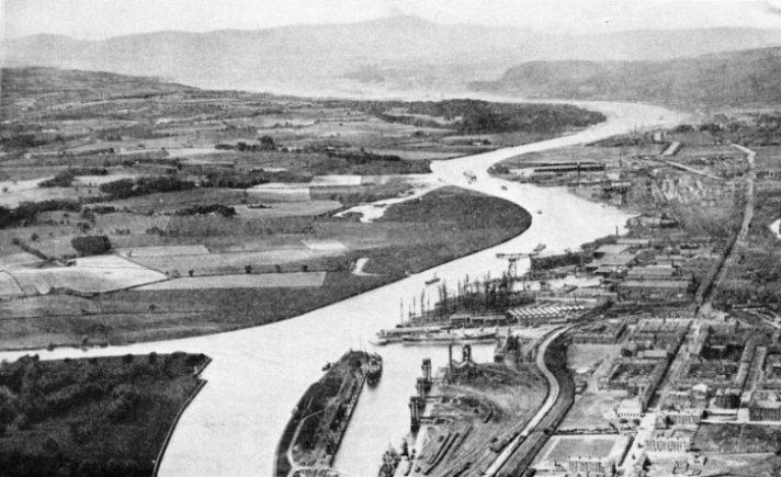 THE RIVER CLYDE, THE BIRTHPLACE OF MANY FAMOUS LINERS