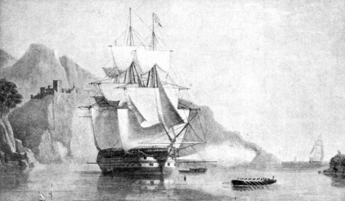 HMS Hydra, a frigate of the Royal navy at the time of Nelson