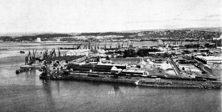 ENTRANCE TO THE HARBOUR OF DURBAN