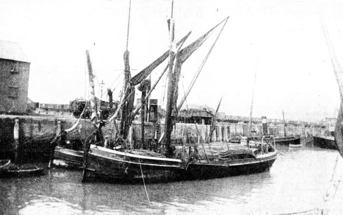 The thames sailing barge the Mocking Bird