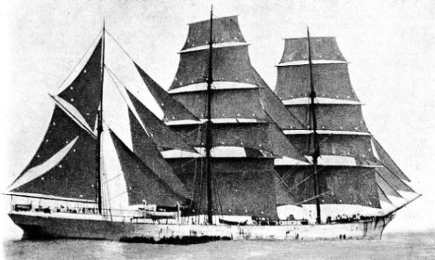 The steel barque Invercauld (1,416 registered tons)
