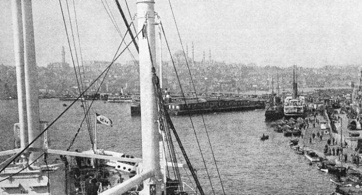 GALATA BRIDGE spans the harbour of Istanbul
