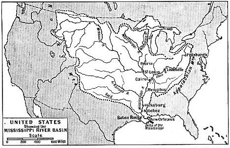 The Rivers Mississippi and Missouri have a combined length of more than 4,000 miles