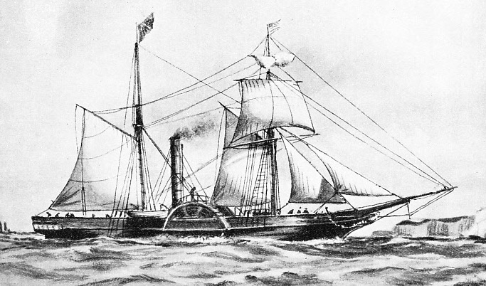 The Irish cross-Channel packet Royal William, built in 1837