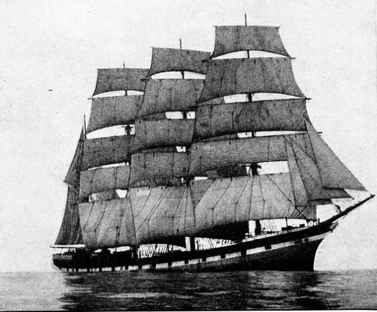 The steel four-masted barque Elginshire