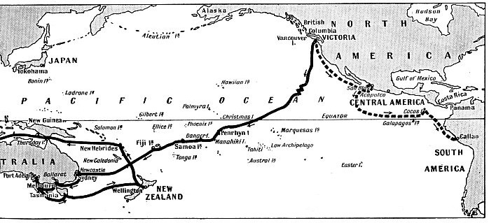 THE VOYAGES OF CAPTAIN VOSS in the Xora and the Tilikum