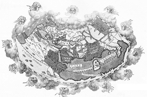 PTOLEMY’S MAP OF THE WORLD, drawn about A.D. 150