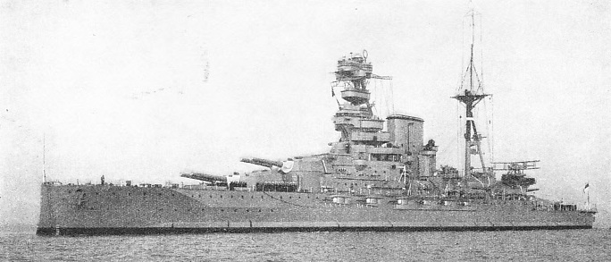 H.M.S. Barham is a battleship of the Queen Elizabeth class